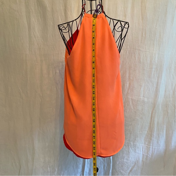 NWOT Express S/P reversible swing tank top. Orange/Red. - Picture 5 of 9